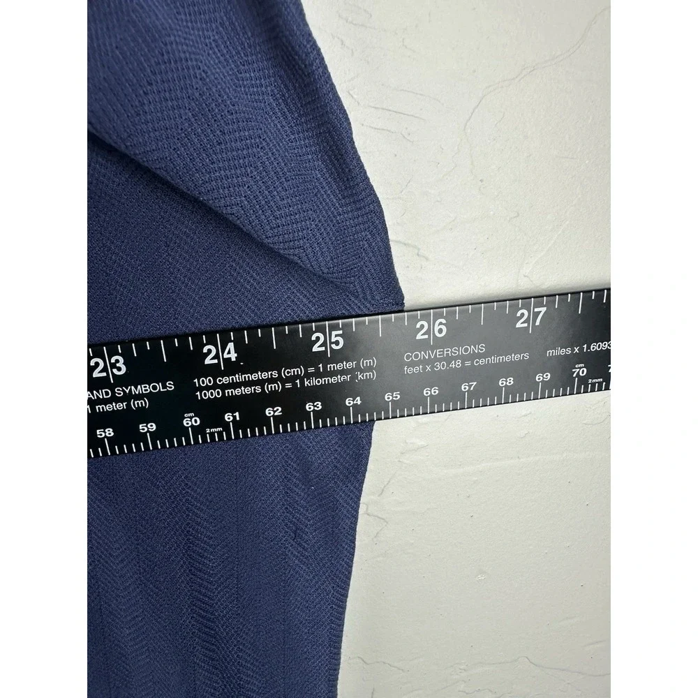 Polo Ralph Lauren Mens XXL Blue Herringbone Pima Cotton Polo Shirt Pony Logo